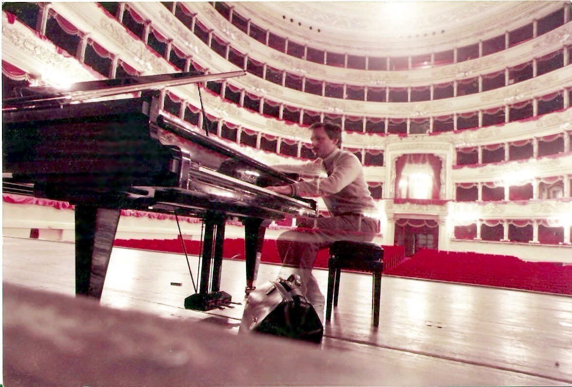Tuning Bosendorfer Imperial at La Scala.